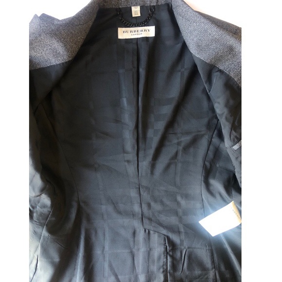 Auth Burberry London Worchester Glen Check Blazer - Picture 5 of 9
